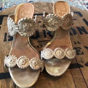 Jack Rogers Wedges. (Insole needs glued)